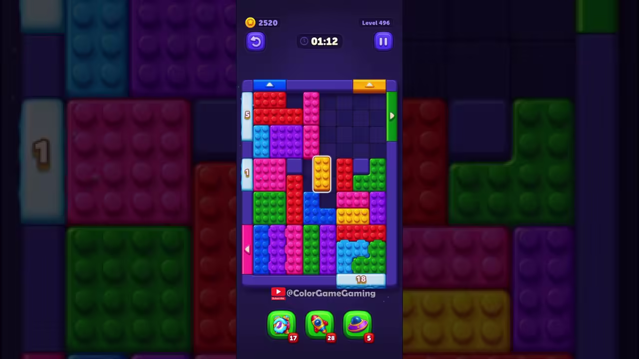 Block Out level board reference for step 1