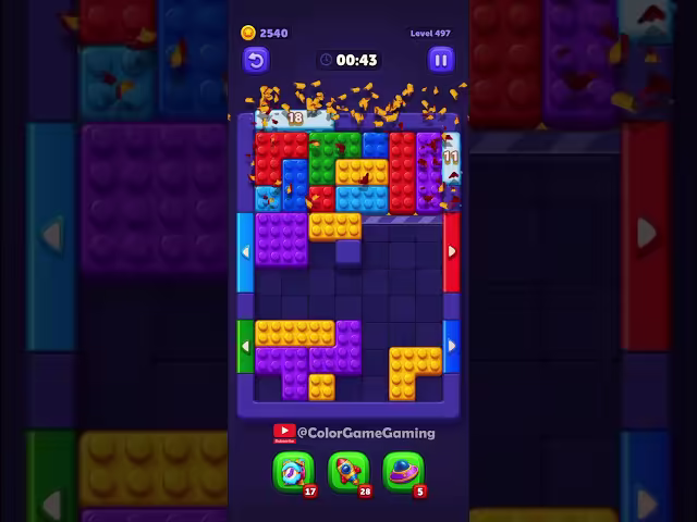 Block Out level board reference for step 1