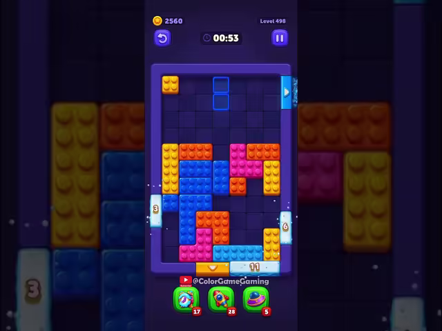 Block Out level board reference for step 1
